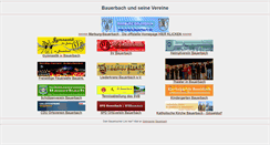 Desktop Screenshot of bauerbach.de